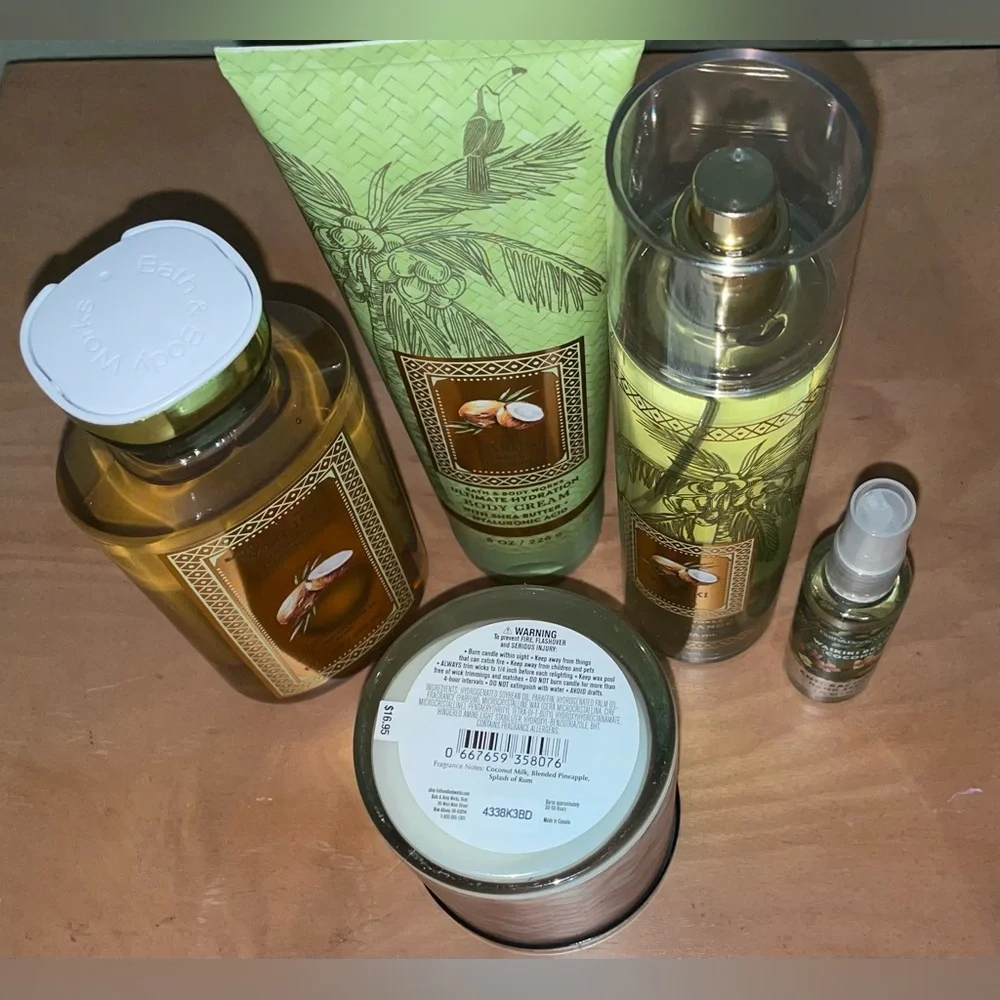 WAIKIKI BEACH COCONUT SET + Single Wick Candle - Picture 4 of 4